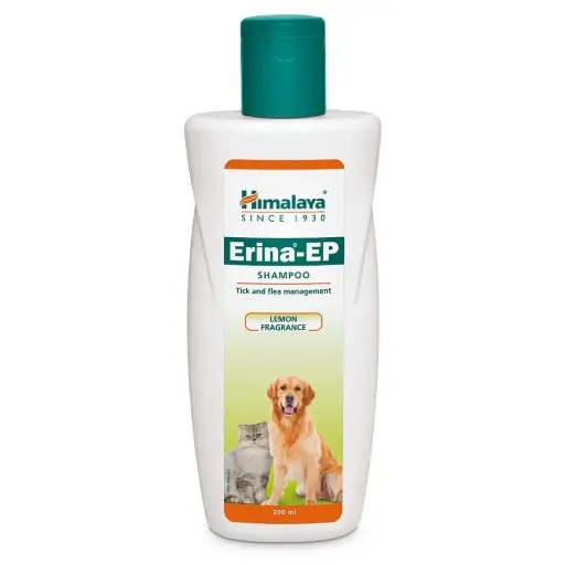 Himalaya Erina EP Shampoo for Dogs and Cats | Anti-Tick and Flea Formula | Neem & Eucalyptus Formula | Soothes Skin Irritation and Protects Skin Health... 